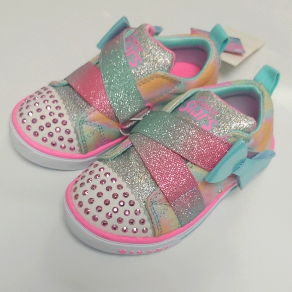 Skechers Crystal Stars Light Up Sneakers